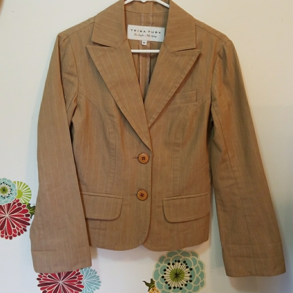 Trina turk blazer size 6 - Picture 4 of 7